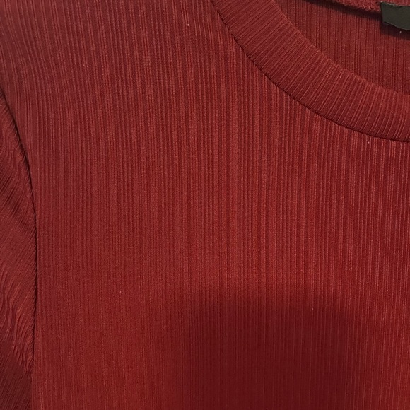 Forever 21 Women’s Long Sleeve Half Shirt Size Large - Picture 7 of 7